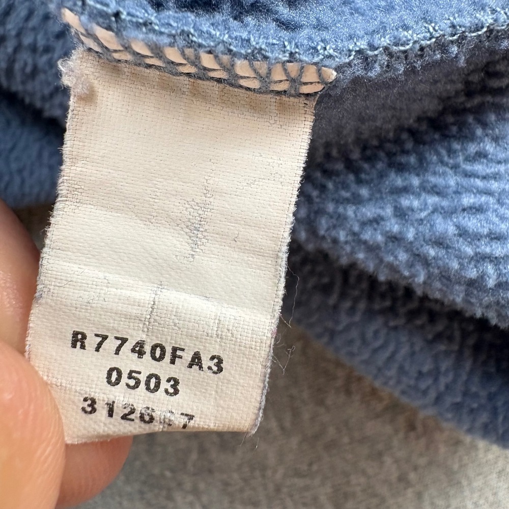 L.L.Bean Fleece Pullover Mens L Polartec Quarter Zip Blue Long‎ Sleeve Casual - Picture 10 of 12